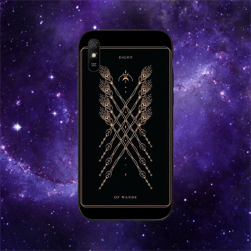 Tajemnicza karta tarota etui na telefon do Xiaomi9 10 11PRO LITE Redmi NOTE7 8 9 10A PRO K40 Poco3 Shell