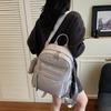Backpack Women's Simple New Fashion Versatile Trend Large Capacity Leisure Travel Student Backpack