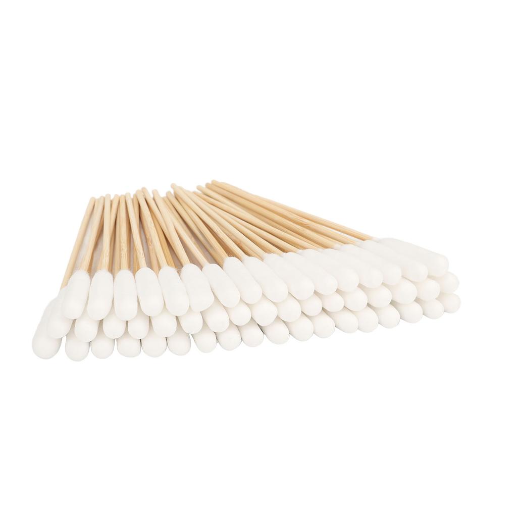 100pcs Dog Cat Cotton Buds Professional Dirt Removal Bamboo Stick Cotton Swabs for Cleaning Dogs