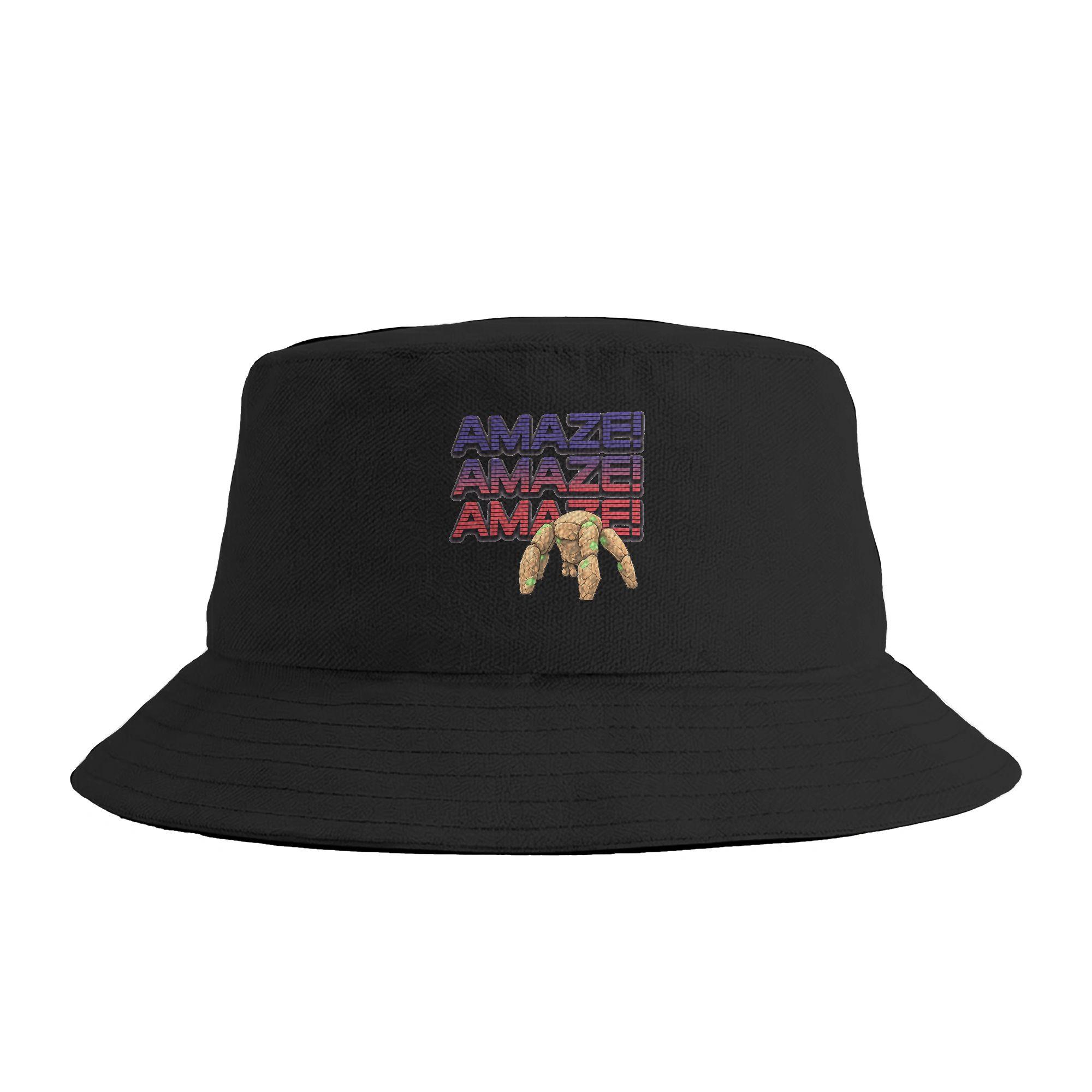 Unisex Rocky Amaze Amaze Amaze  Bucket Hat  Soft Fold FisherUnisex Hats Summer Casual Beach Caps Street Style Sunscreen Hat One Size