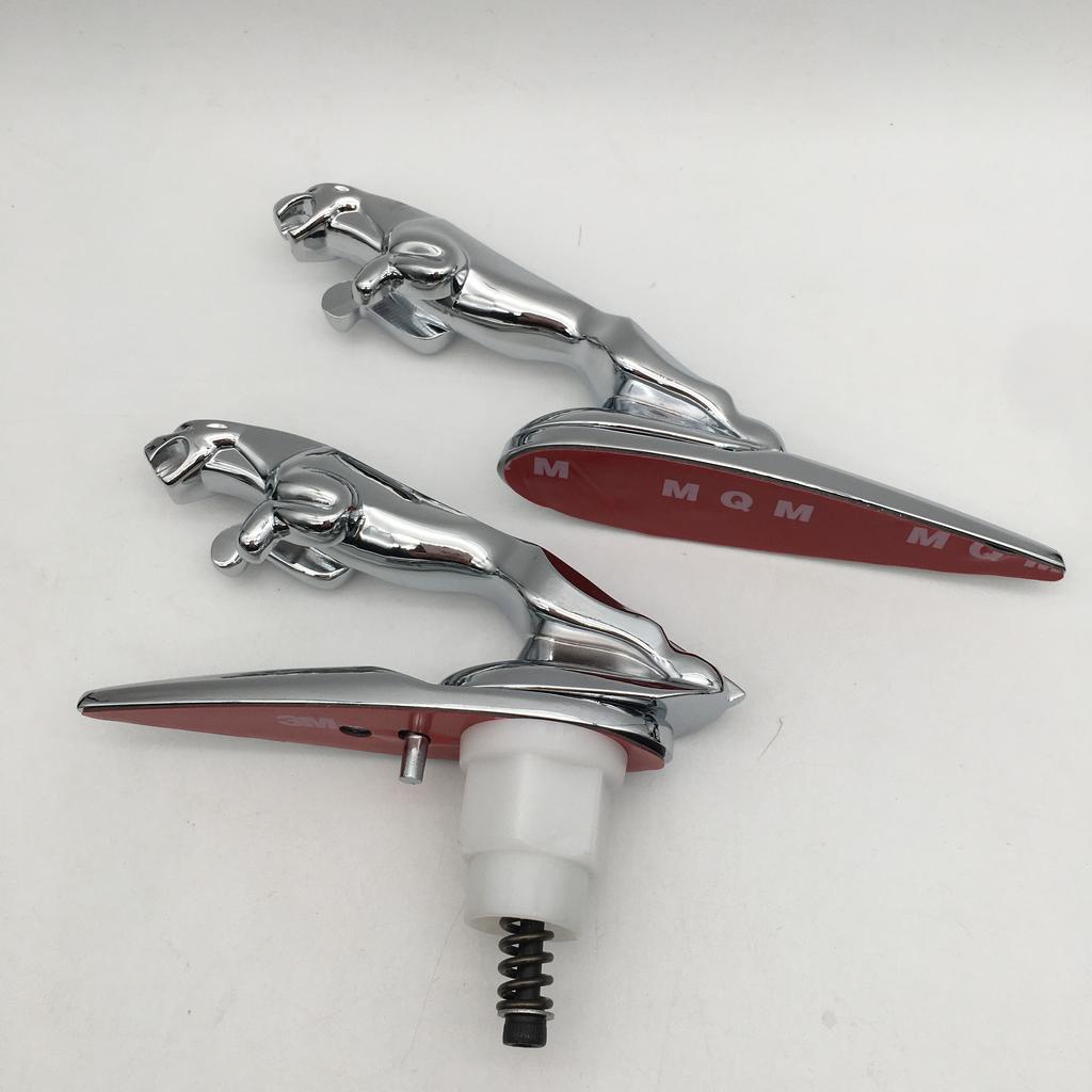 Tgujh8 3D XJ XE XF S-TYPE X-TYPE F-TYPE XKR Automobilio Priekinės Variklio Dangčio Emblema Lipdukas Ženklelis Decal Stilius Auto Aksesuarai