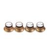 4pcs Electric Guitar Top Hat Knobs Volumes Tone Control Knobs Plastic Electronic Control Knobs Guitar Accessories