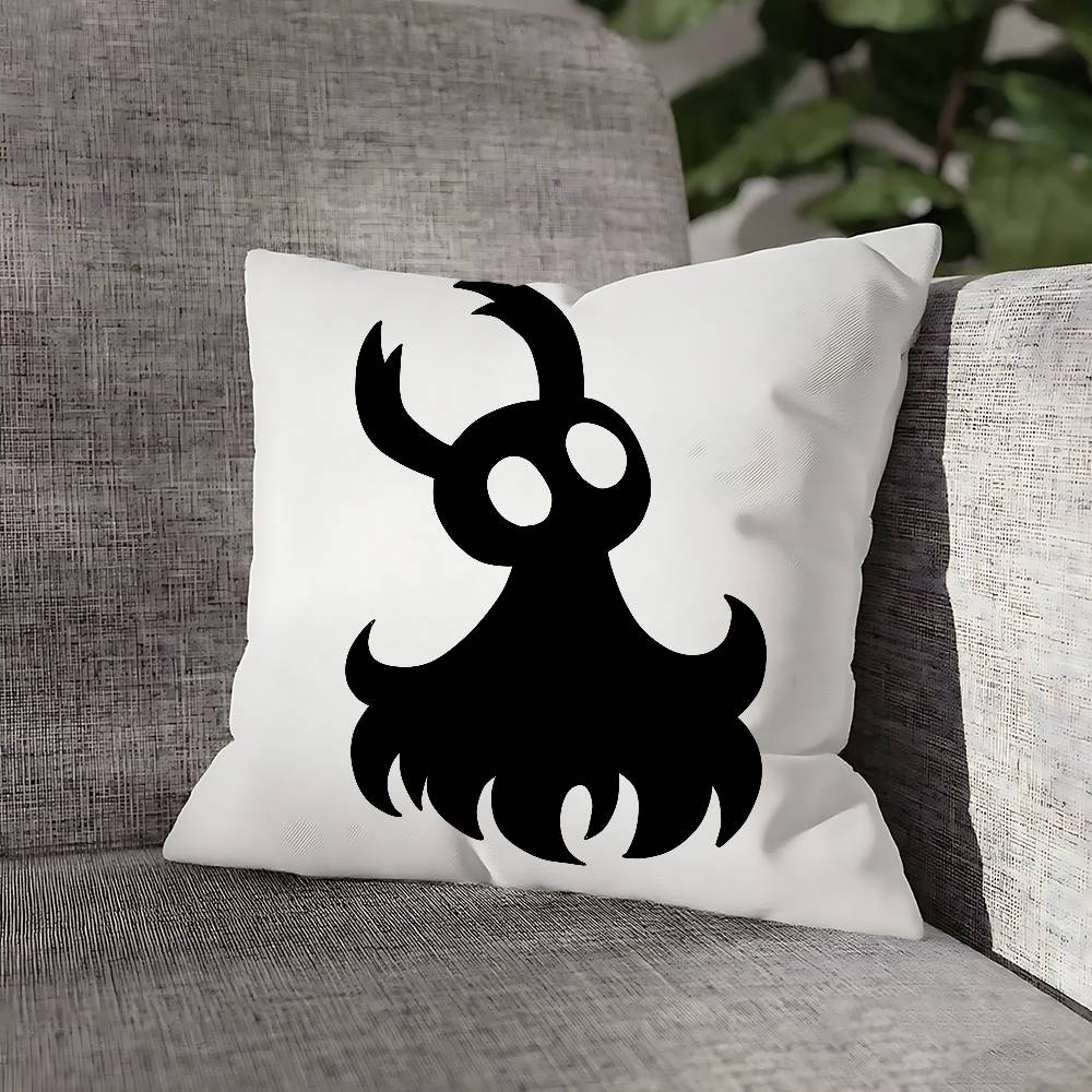 H-Hollow K-Knight Cute Icon Pillow Case For Sofa Decor Car Office Room Printing Cushion Cover Decorations and Protector