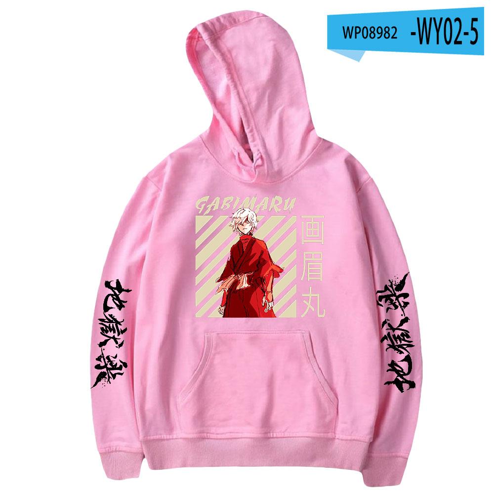 2023 Jigoku Raku Gabimaru Anime Hoodie Long Sleeve Woman Man Sweatshirts Harajuku Streetwear Jigokuraku Manga Clothes Hoodies