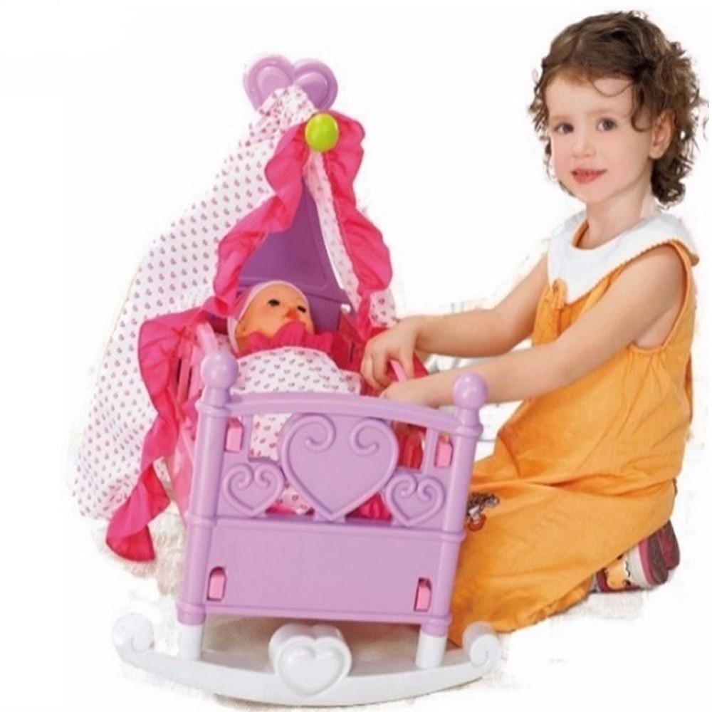 Divano Letto In Miniatura Per Bambole 17 Cm – Set Con Cuscino E Trapunta, Peluche Corto, Colore Carota, Per Esposizione E Giochi Creativi