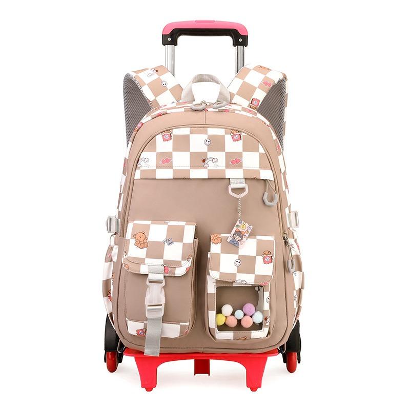 School Bag Roller Student Backpack 6 Wheels (31*16*46CM)ZRY5156