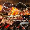 Termometru alimentar digital cu ecran tactil cu sondă, BBQ, carne, apă, ulei, temperatură de gătit, cronometru, alarmă, instrument de gătit pentru bucătărie