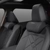 Car Headrest Neck Memory Foam Leather Headrest Accessories Car Hub Cap For Mercedes Benz AMG W214 W205 W204 W206 W213 W212 W211 DC1 