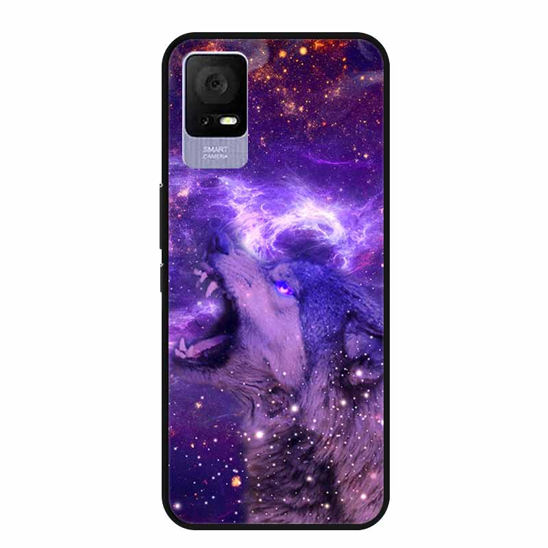 For TCL Ion V Case IonX Painted Cat Soft TPU Black Silicone Phone Cases for TCL Ion X Cover Fundas IonV Coques for TCLIonX Bags