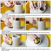 57Pcs Pottery Tools Set Multi Function Clay Sculpting Carving Trimming Knife Boxed