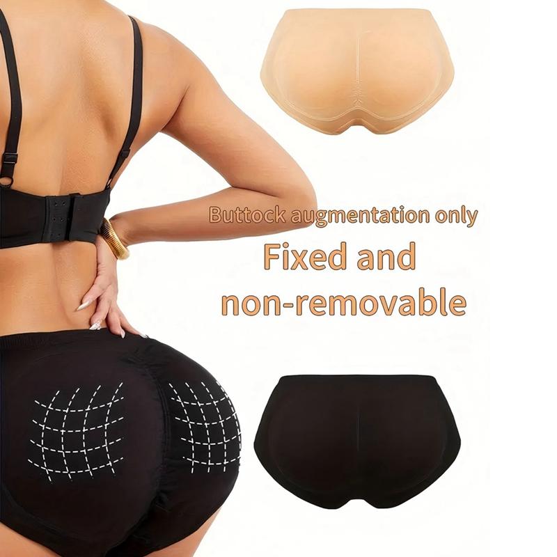 Women's Butt Liner Shaping Briefs Detachable Sponge Pad Buttocks Pants