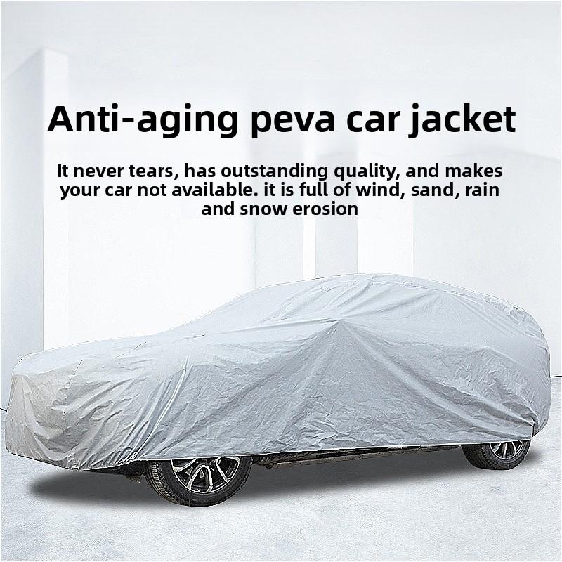 Haine Auto Generale Husă Parasolar Monostrat PEVA pentru Utilizare Auto Impermeabilă Rezistentă la Ploaie Protecție Solară Husă Auto