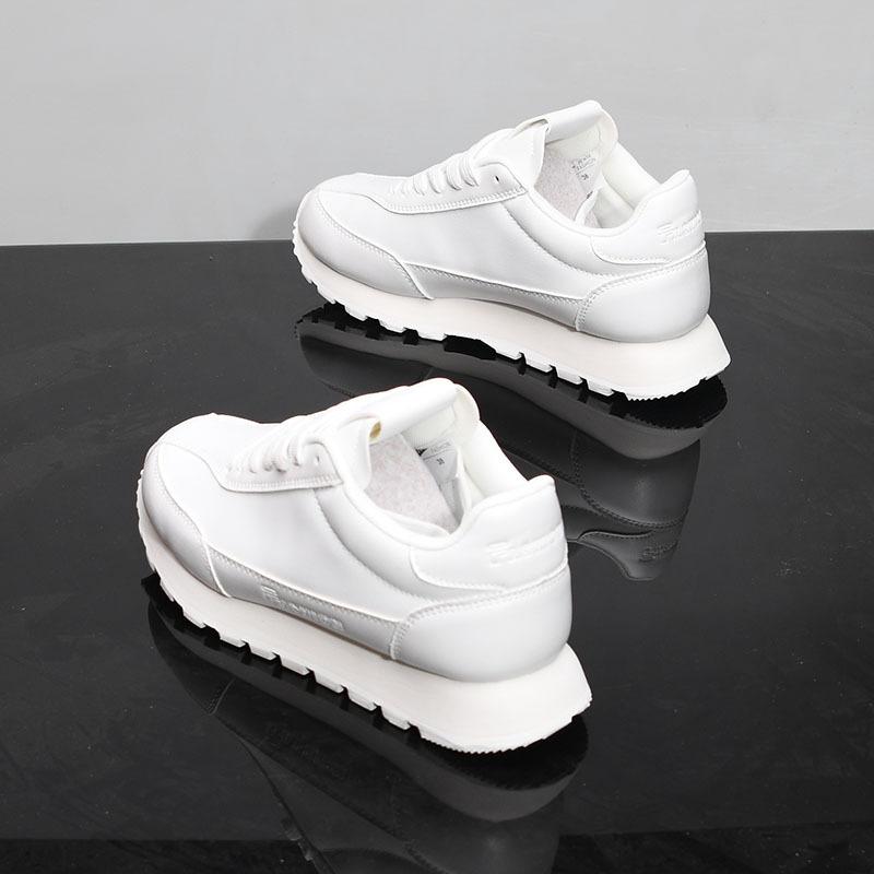 

Spring casual Forrest Gump shoes running sports thick sole height increase couple dad k 35 [one size smaller]