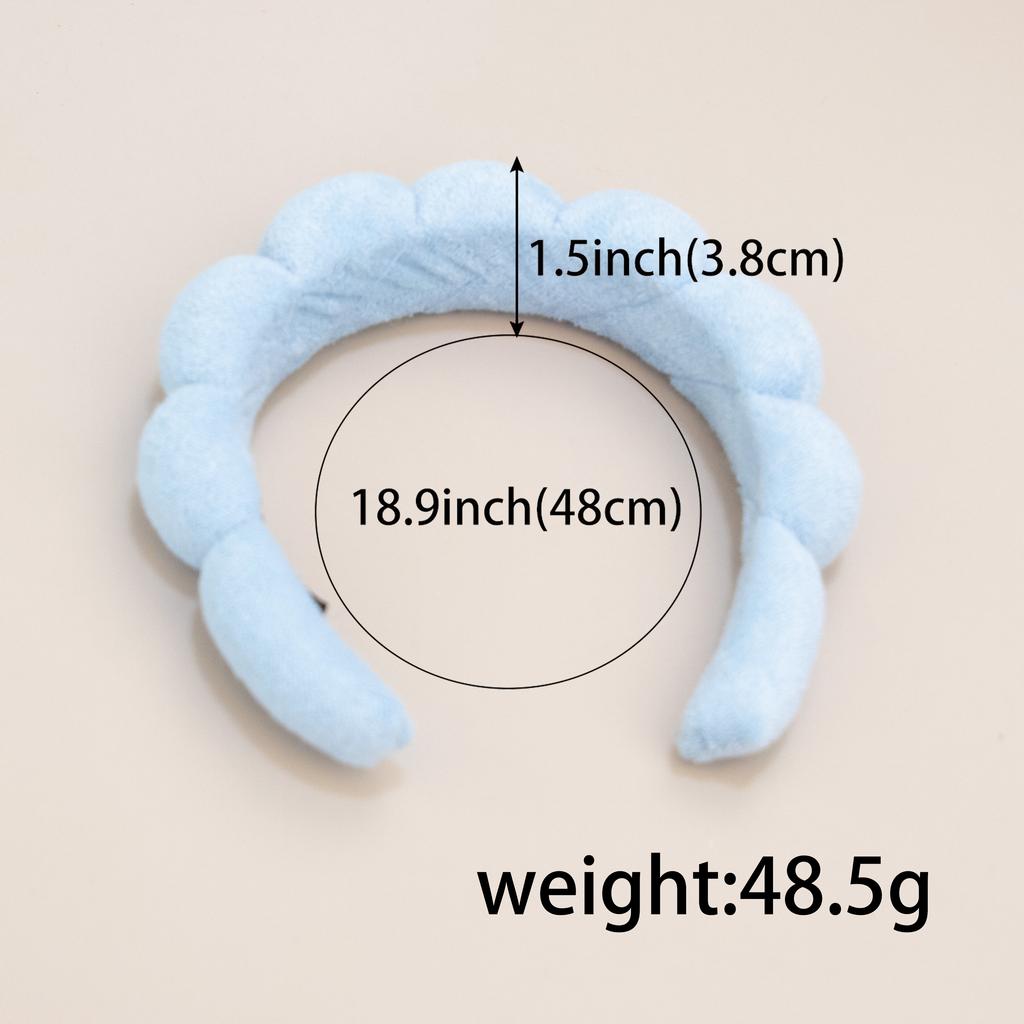 Bentiță de machiaj pentru femei, pentru spa, bentițe groase din burete pentru îngrijirea pielii, yoga, spălarea feței, spa, duș, mască facială, articole de acoperit capul