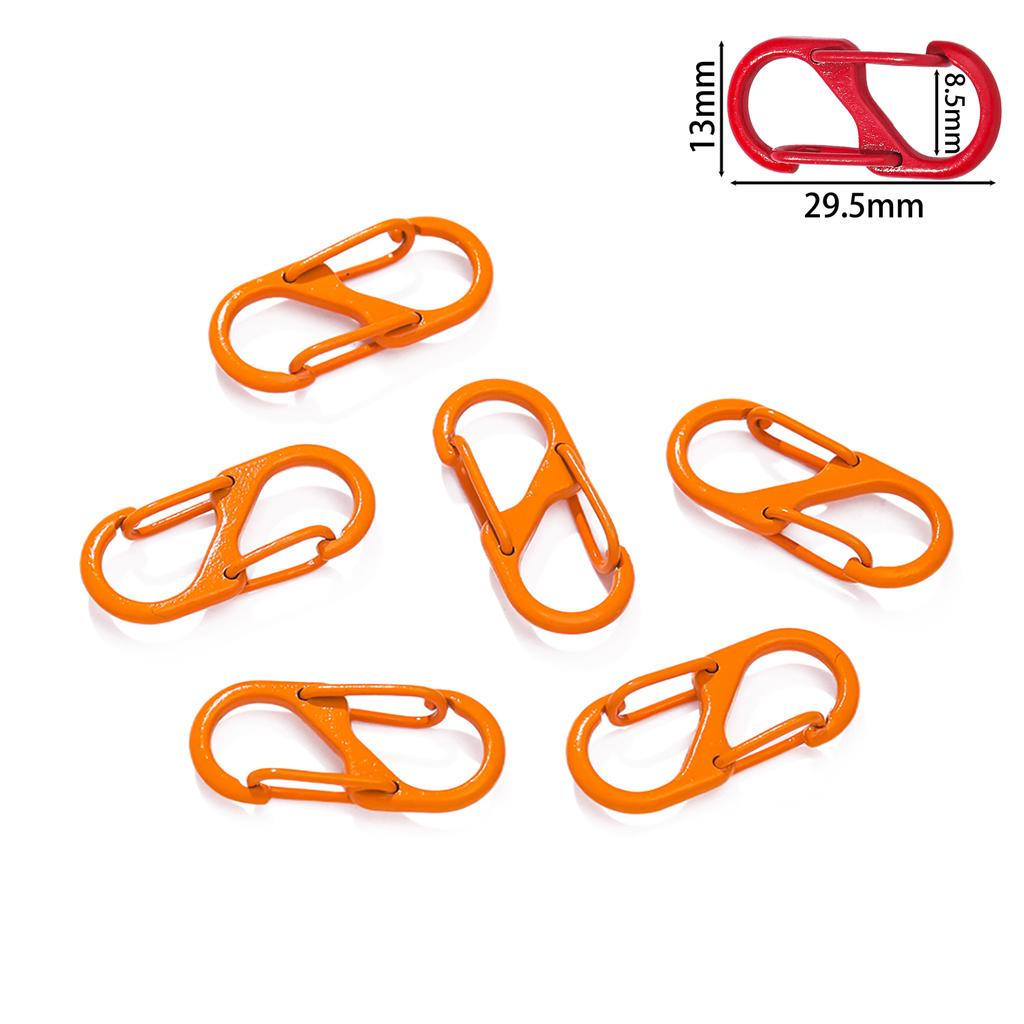 5Pcs/lot Colorful S Shape Spring Clasp End Clasps Hooks Chain Connectors For Bracelet Necklace DIY Jewelry Making Supplies