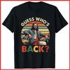 Guess Who Back Funny Jesus Christian Easter Black Cotton T-Shirt S-5XL