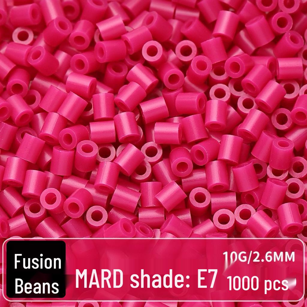 Confezione di Ricarica Perline Termofusibili da 264 Colori - 1000 Perline, 2,6 MM, Materiali per Puzzle 3D Fai da Te