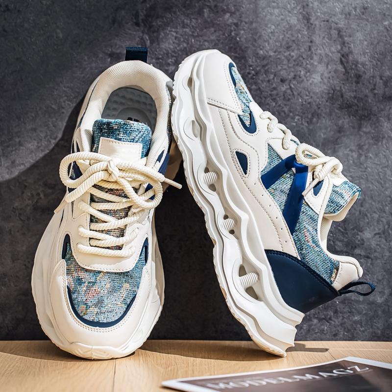 Men's Casual Sneakers Breathable Luxury Trainer Race Shoes Fashion Loafers Running Shoes for Male