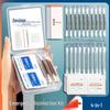 Portable Medical Kit: 4-Piece Emergency Set with Povidone-Iodine Swabs & Hemostatic Tools for Home & Outdoor Use