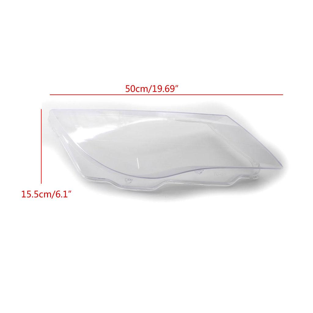 Car Headlight Housing Glass Cover Automobile Left Right Headlamp Mask for Case 63127186809 for -E63 E64 LCI-