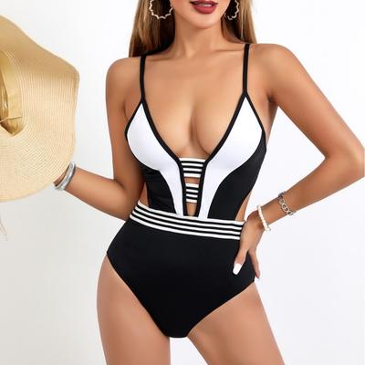 Ευρωπαϊκά και αμερικανικά σέξι γυναικεία μαγιό νάιλον μπικίνι μονοκόμματων ραφών