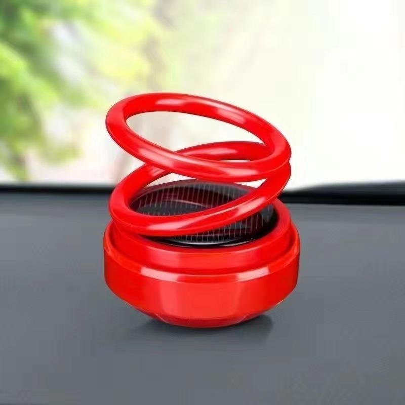 Solar Powered Car Perfume Aromatherapy Diffuser 360-Degree Rotation Air Freshener Automotive Interior Dashboard Decoration