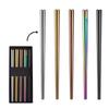Titanium-plated 304 Stainless Steel Chopsticks Gold-plated Seven-color Black Electroplated Titanium