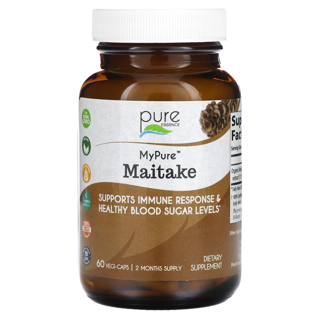 Mypure, Mushroom, 500Mg, 60 Veggie Caps