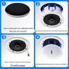 SAST 6.5-inch Coaxial Ceiling Speaker Set CN plug (adapter included)