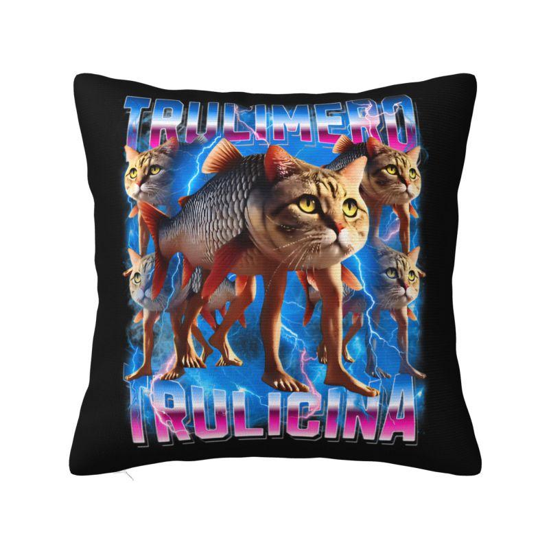 Bombombini Gusini Italian Brainrot Cushion Cover x cm Polyester Velvet Throw Pillow Case Sofa Chair Home Decor Pillowcase 30x30cm