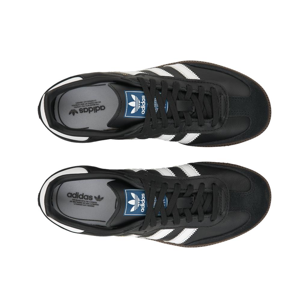 adidas Samba OG C Black White Kids Sneakers Core-Black Cloud-White Gum IE3678