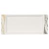 Gold and Silver Seared Wave Plate, 21.5cm Oblong Tray, 51061-9753