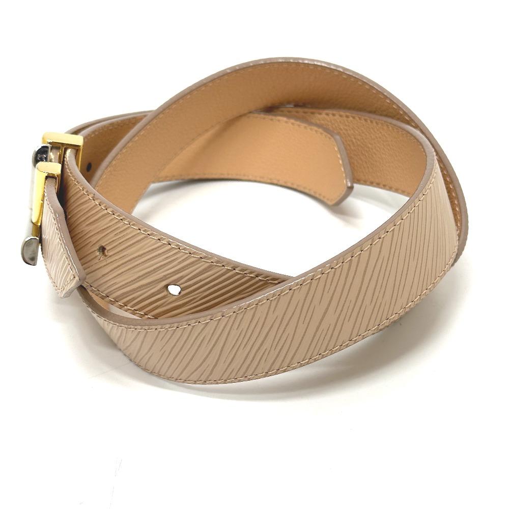 Louis Vuitton M9362 Ceinture Twist LV Buckle Slim Belt Epi Leather Beige