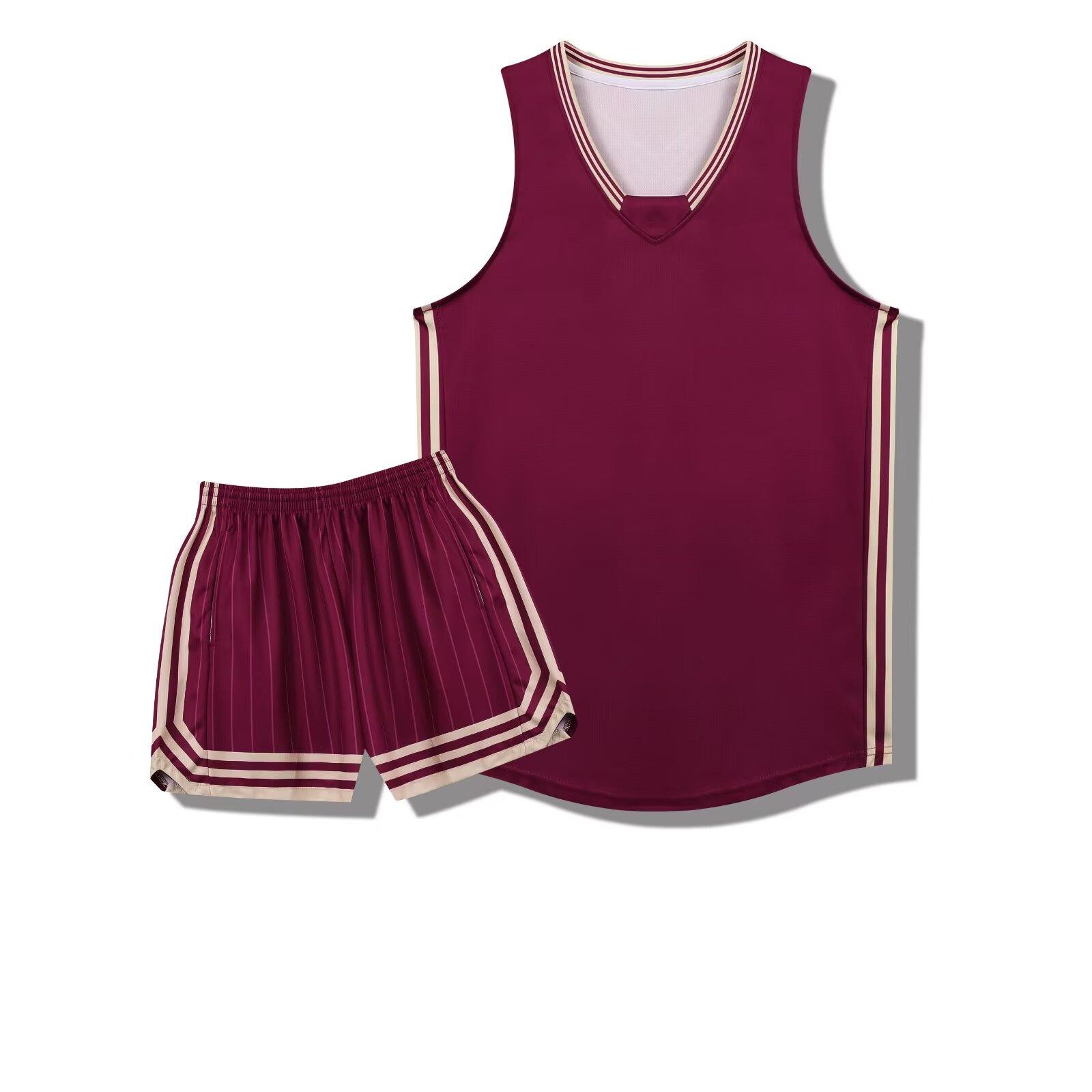 217 Комплект баскетбольной формы для взрослых, Мужская игровая и тренировочная майка с принтом, Майка с карманами с обеих сторон M-6XL M/155