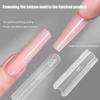 Formine Doppie per Unghie Sandwich 140/280 Pezzi 13 Misure Estensioni Rapide - Formine Doppie a Mandorla Ovale a T Formine per Manicure Stampo Superiore Stampo Inferiore