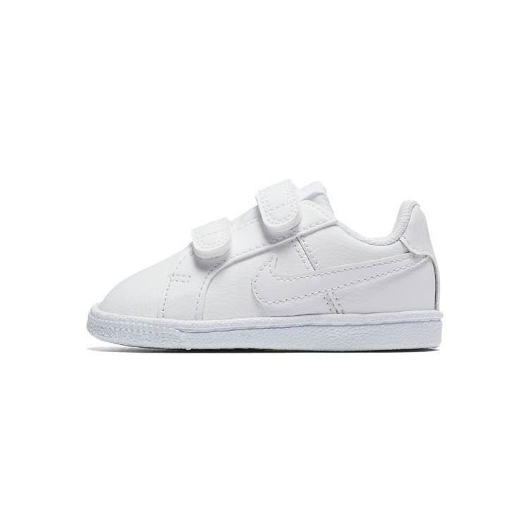 

New Nike Court Royale Collection Low Top Skateboard Shoes White Infant And Toddler 833537-102 22