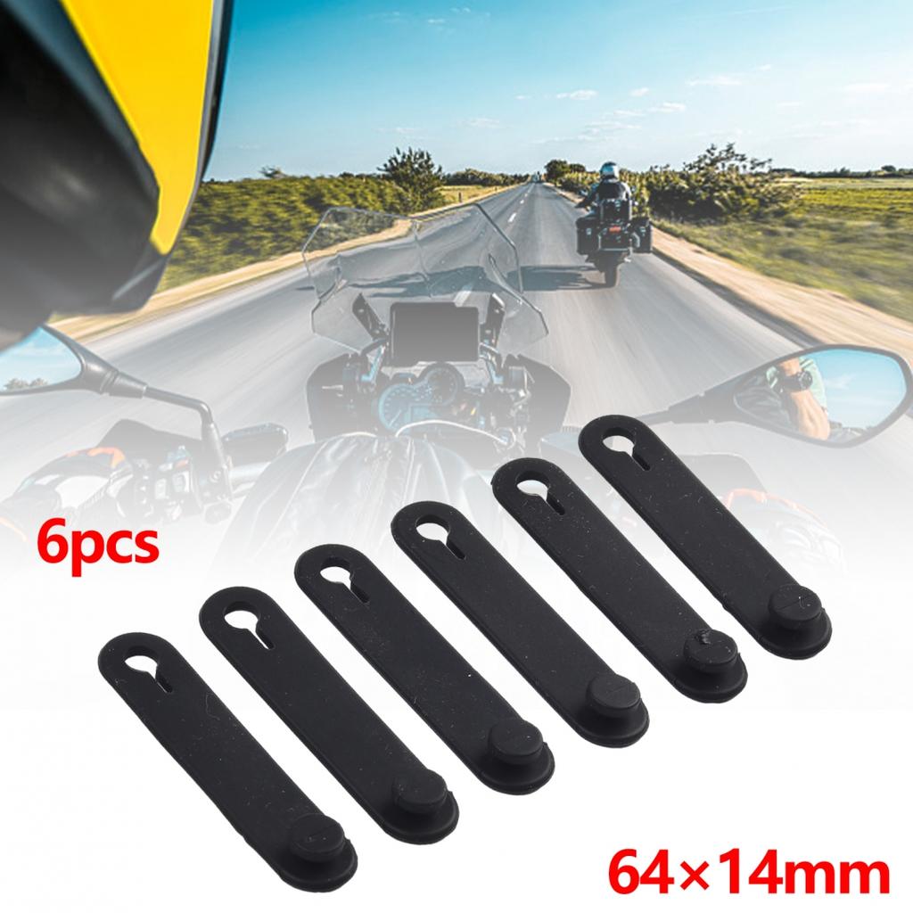 Laccio di Fissaggio in Gomma 64mm 6pz/set Per Telaio di Motocicletta