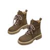 Explosive hollow inner heightening Martin boots spring and summer thin breathable thick bottom versatile niche British style small outdoor