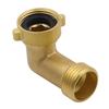 Connector Hose Elbow Angled Brass Fitting 90 Degree Angled Flashing Star Flexible For Garden Interface O-rings