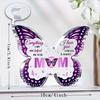 1pc Butterfly-shaped Acrylic Plaque Gift for Mom - Unique Birthday or Holiday Commemorative Gift for Home or Office Decor