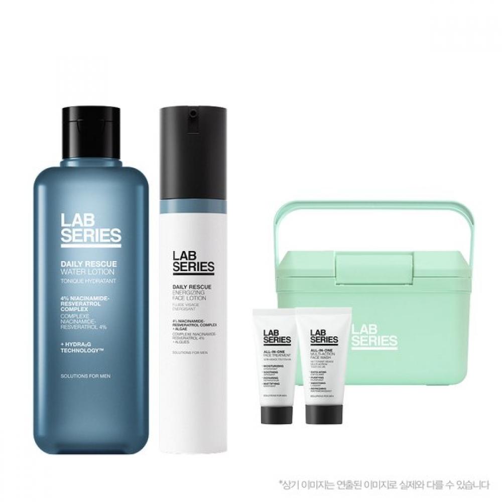 Lab Series Daily Rescue Skin Lotion Duo + Eye Treatment + Travel Bag Gift Single option