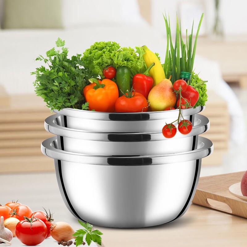 

Meizhiko 5-Piece Stainless Steel Bowl Set