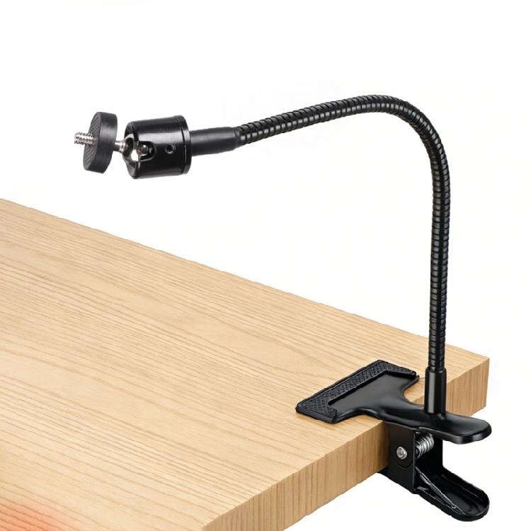 Versatiled Clamp Mount With Flexible Gooseneck Arm For Baby Monitors Sports Cameras And Smartphones 500g Capacity