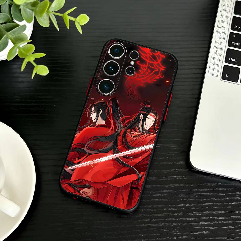 

Чехол для телефона Грандмастер Демонической Культивации для Samsung S26, S25, S24, S23, S22, S21, S20, Ultra, Plus, FE Черный Мягкий Чехол Samsung S20plus5G