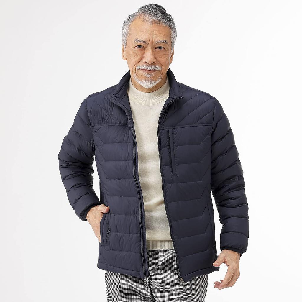 UNITED Lightweight Down Jacket Size Men's Water-Repellent (JP, Alphabet, M, Navy)