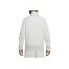 Nike Solid Color Half-Zip Drop Shoulder Pullover Sweatshirt Men Sweatshirt Grey FB7999-063