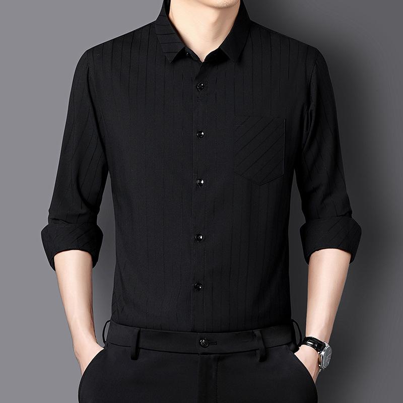 

Мужская осенняя новая мужская рубашка с длинным рукавом, повседневная свободная хлопковая рубашка с карманами и лацканами, мужская рубашка XXXXL