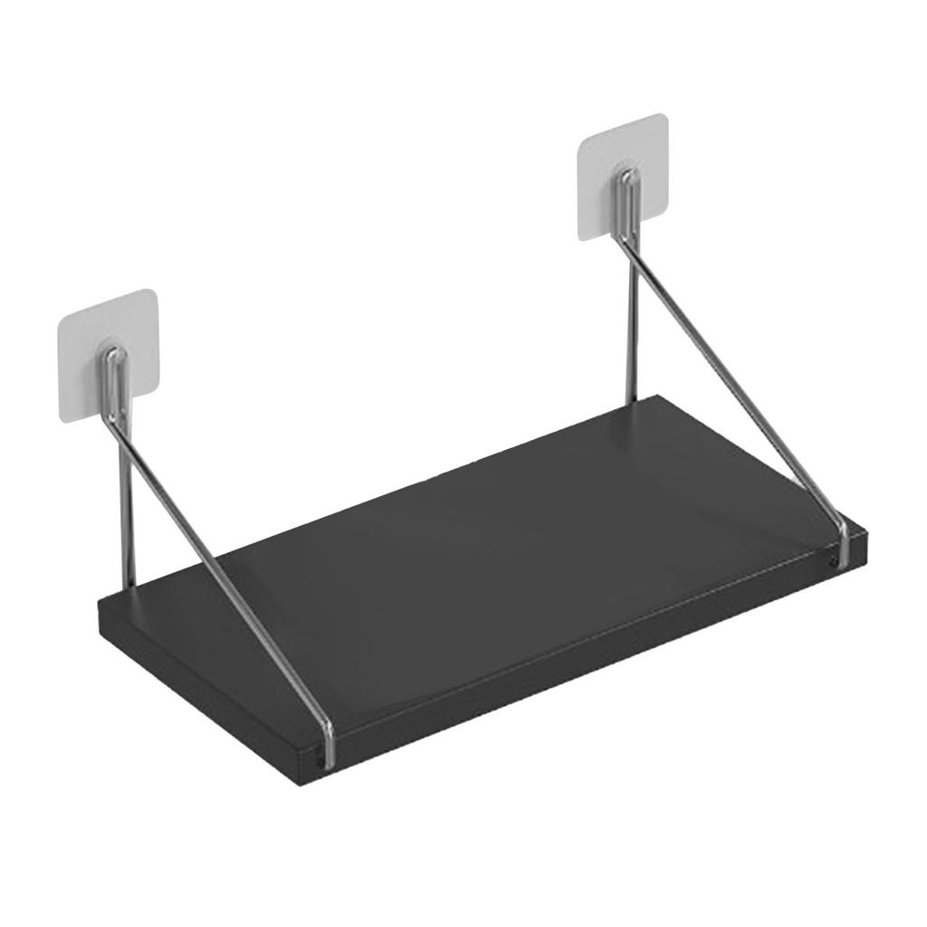 WLAN-Router Wandhalterung Aufbewahrungsbox Einfache Installation Große Kapazität Aufbewahrungsregal für Zuhause Schwarz