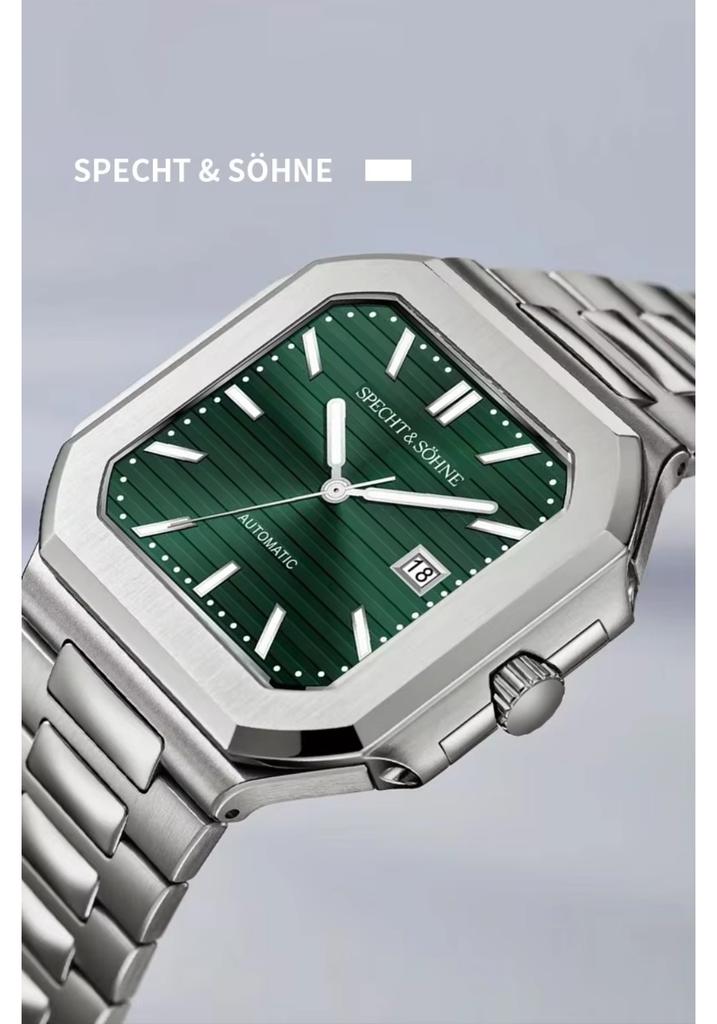 2026 Specht & Söhne New Fashion Luxury Cubic 5821 Mechanical Watch For Men Sapphire Crystal Automatic Watch 50M Waterproof 41MM