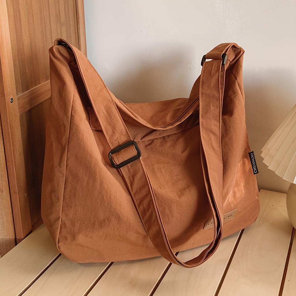Leichte Nyl Unisex Crossbody-Taschen Große Kapazität Lässige Sport-Handtasche Wasserdichte Umhängetasche